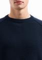 Pullover Crewneck Solid Waffle Knit XXL Regular Fit - Night