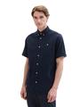 Chambray Kurzarmhemd XXXL Regular Fit - Sky Captain Blue
