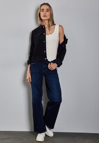 Basic Top in Unifarbe 36 - Off White