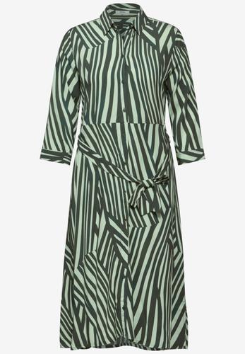 Viskose Kleid S - Cool Khaki