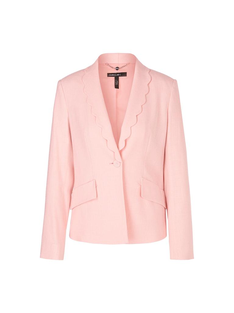 Blazer mit Muschelrevers Rot 44