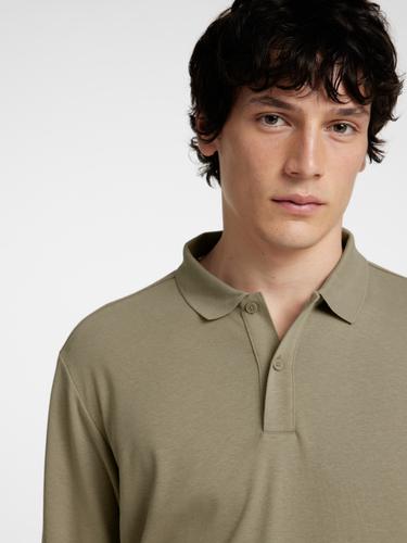SLHSLIM-TOULOUSE LS POLO NOOS S Slim Fit - Vetiver