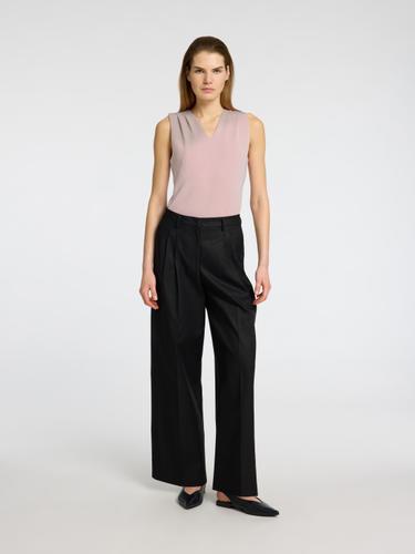 SLFTENNY SL V-NECK TOP XS Locker geschnitten - Bleached Mauve