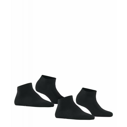 FALKE Happy 2-Pack Damen 39-42 - Black