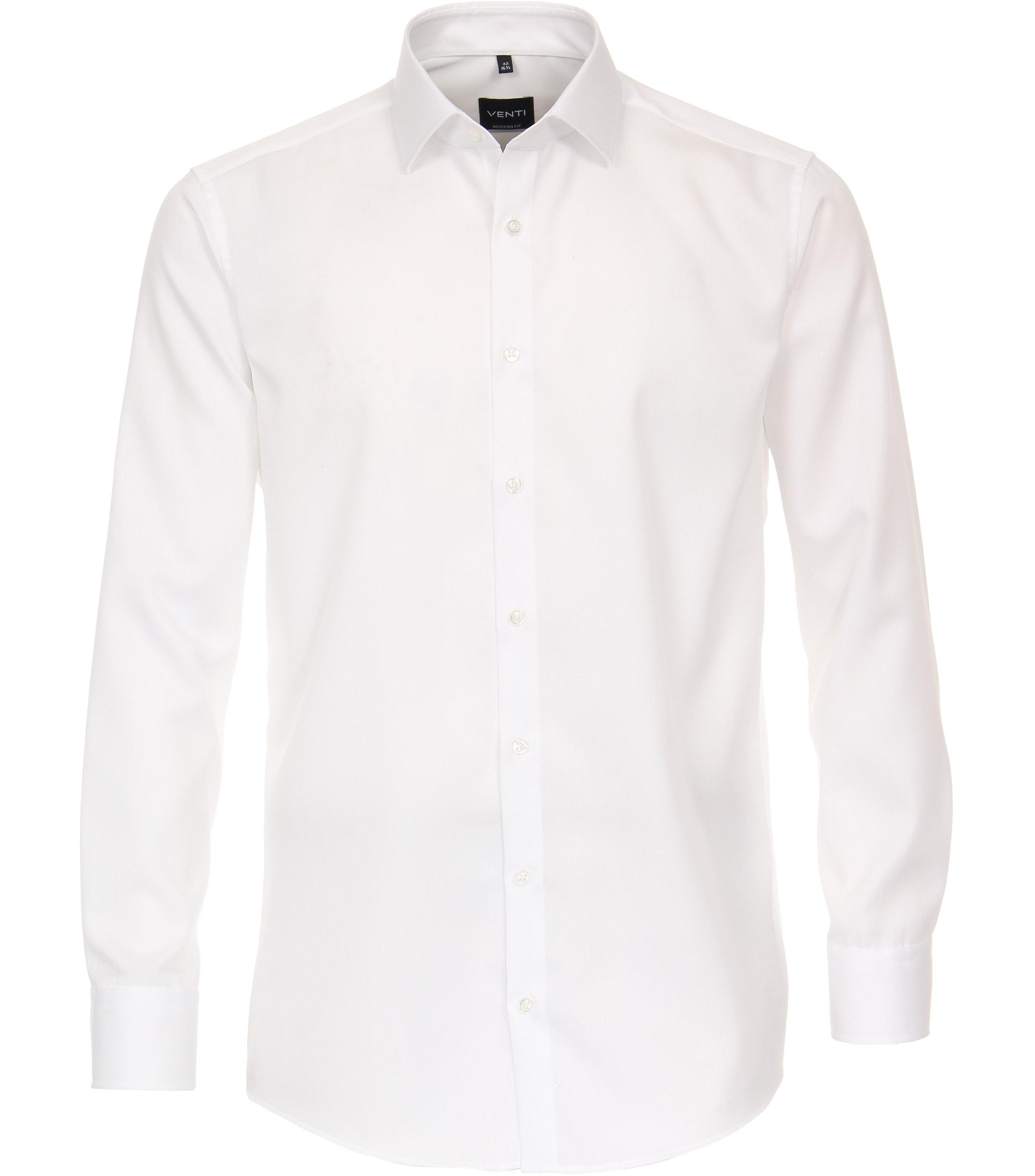 Twill Hemd uni 001880 37 VM - Weiss
