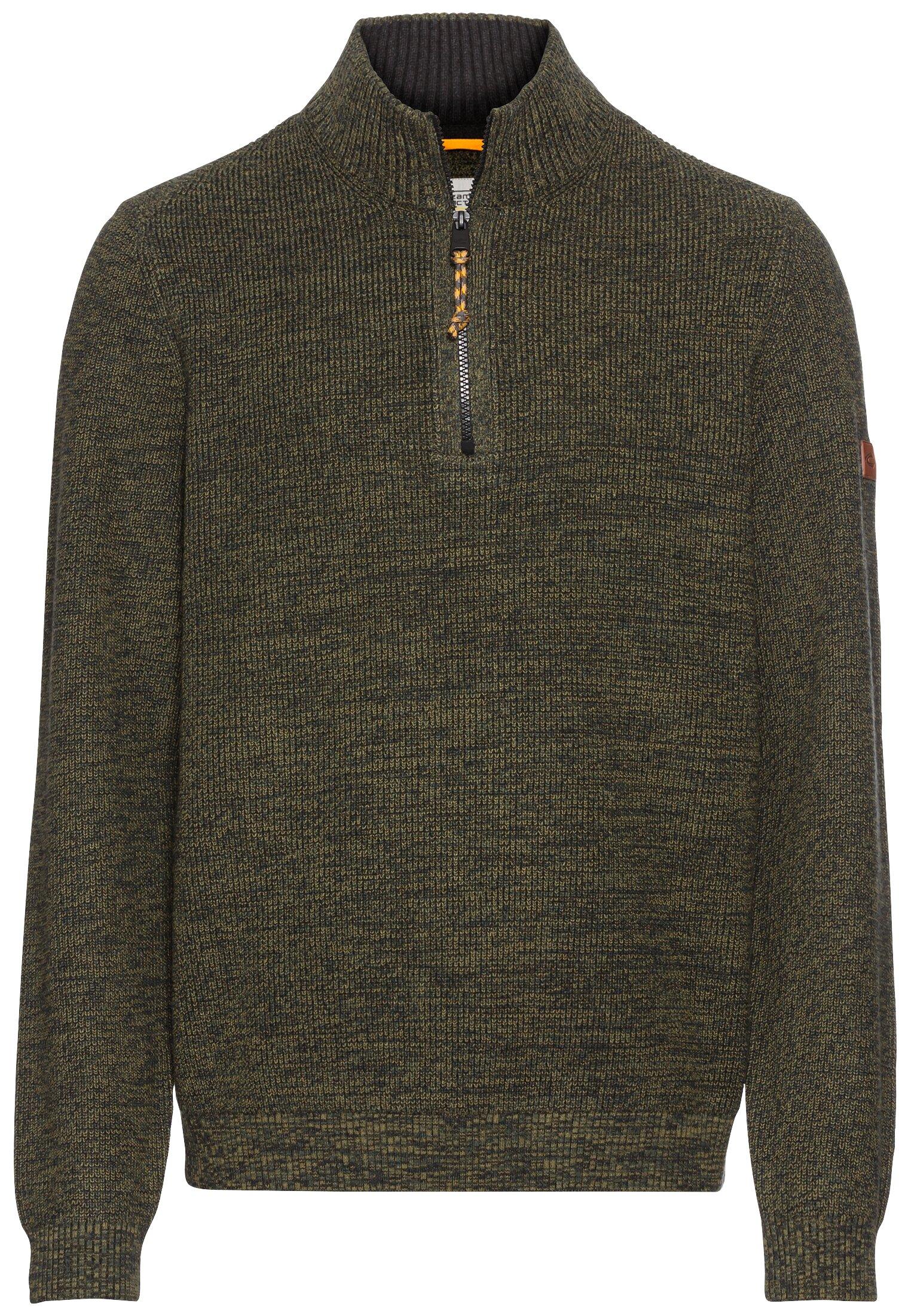 Stricktroyer aus Baumwollmix M Regular Fit - Leaf Green