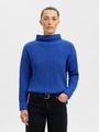 SLFSELMA SUS LS KNIT PULLOVER NOOS S Locker geschnitten - Dazzling Blue