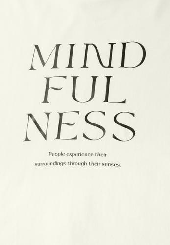 Softes Shirt mit Wording 42 - Off White