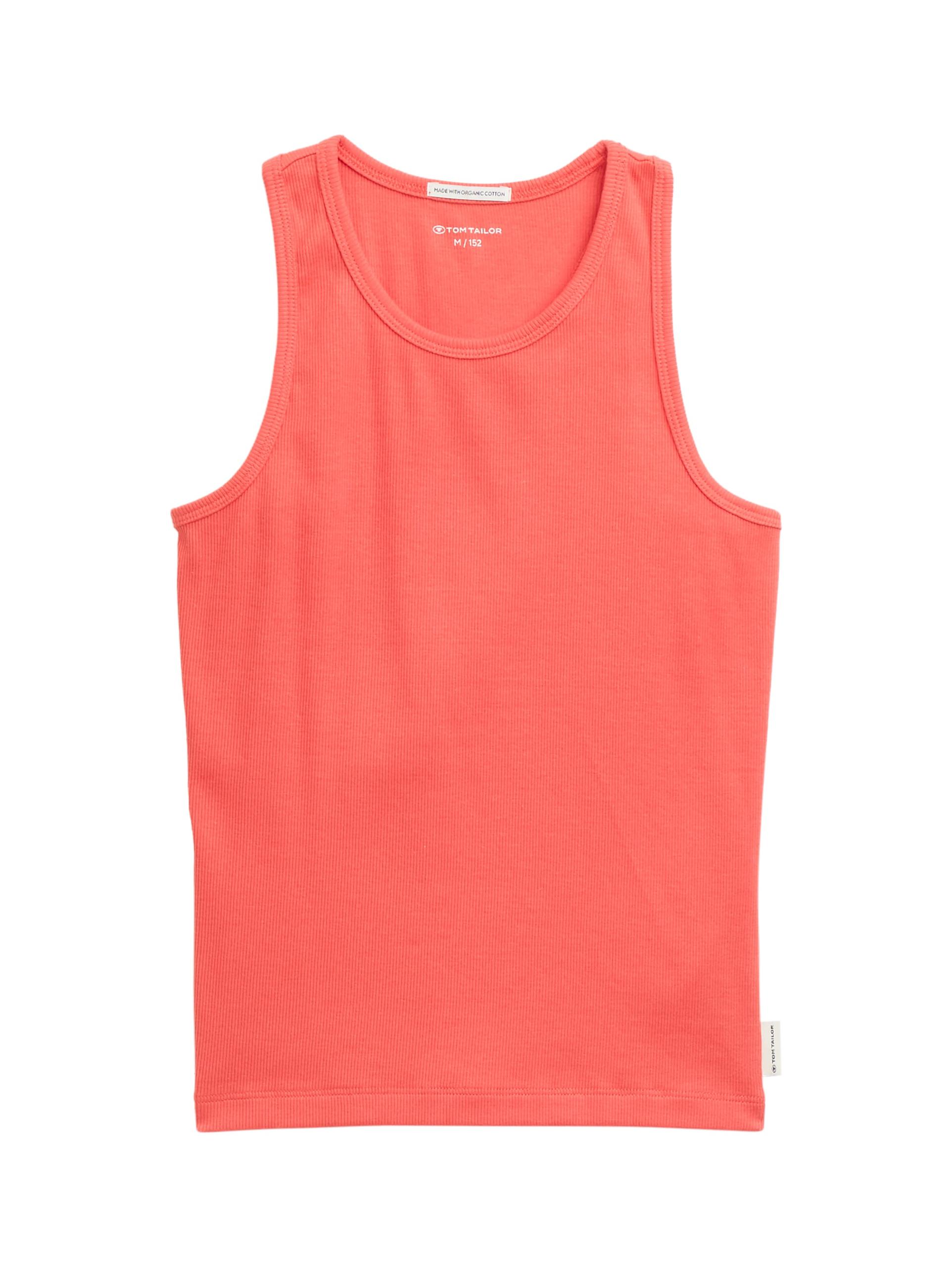 Basic Ripp Top 152 Slim Fit - Plain Red