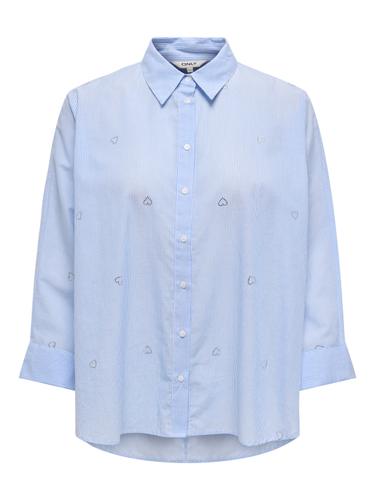 ONLNEW GRACE JULIE LIFE LS STO SHIRT WVN L Normal geschnitten - Bright White