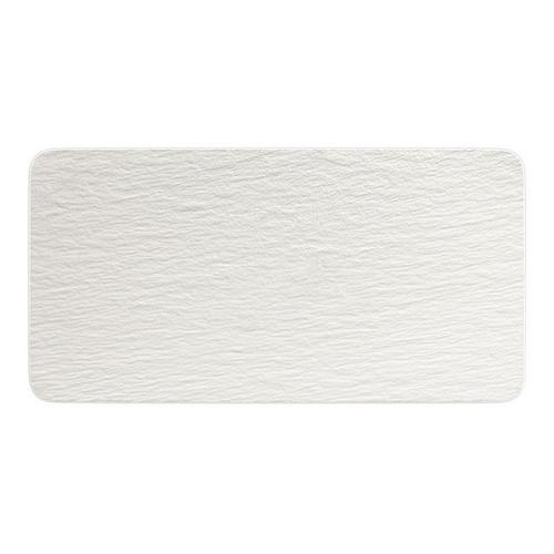 Villeroy & Boch Servierteller »Manufacture Rock blanc«, Porzellan, Manufacture Rock Blanc rechteckige Servierplatte