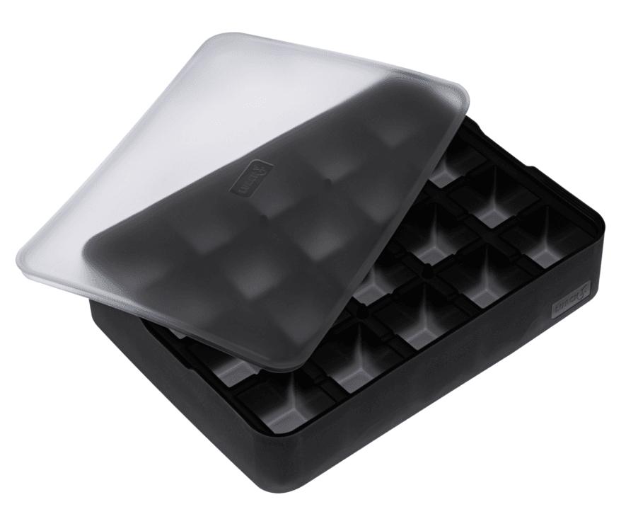 Lurch Eiswürfelbereiter Würfel 3x3cm schwarz mit Deckel - Default Title