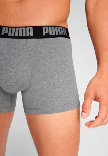 PUMA Herren Unterhose MEN EVERYDAY BASIC BOXER 2P S in Grau