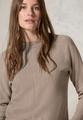 Strukturmix Dolman Pullover XXL - Milky Caramel Melange