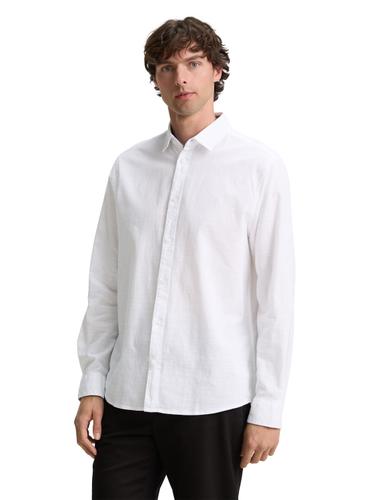Regular Fit Chambray Hemd XL Regular Fit - White