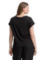 Plus Size - T-Shirt mit Muster 54 Regular Fit - Deep Black
