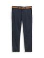 Slim Fit Chino Hose mit Gürtel 36/34 Slim Fit - Sky Captain Blue