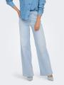 ONLMADISON BLUSH HW WIDE DNM CRO495 NOOS XL/32 Weiter Beinschnitt - Light Blue Bleached Denim