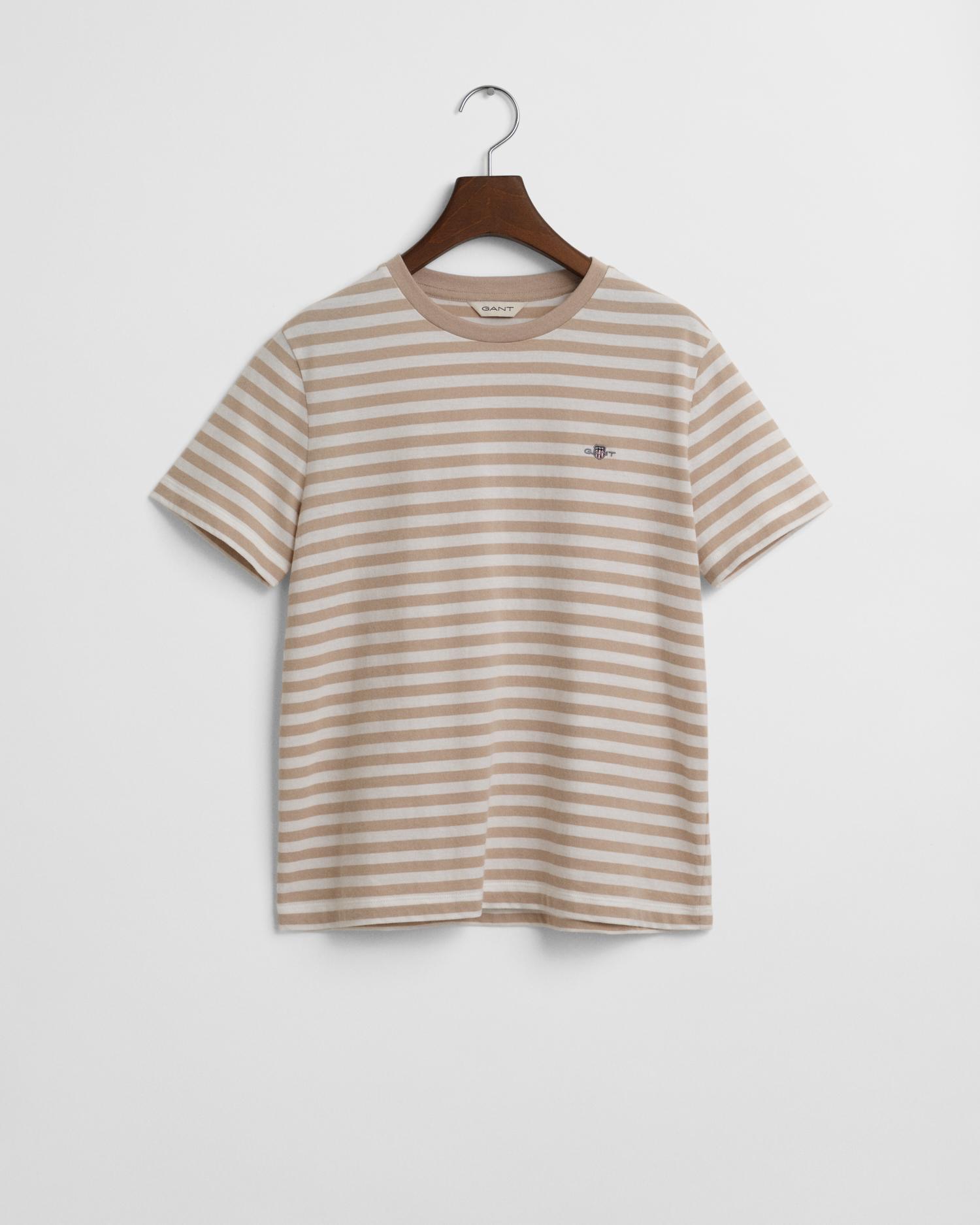 Shield T-Shirt mit Streifen S - Dry Sand