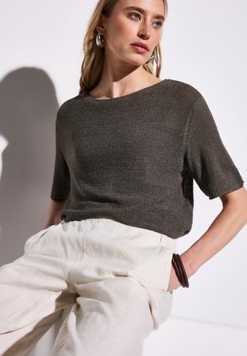 Kurzarmpullover 38 - Acron Brown