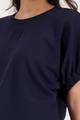 Sweatshirt mit Präge-Emblem 42 - Marine