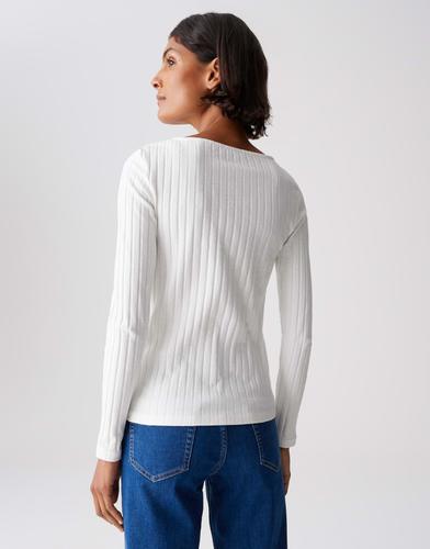 Langarmshirt "Sovke" - Weiß / 38