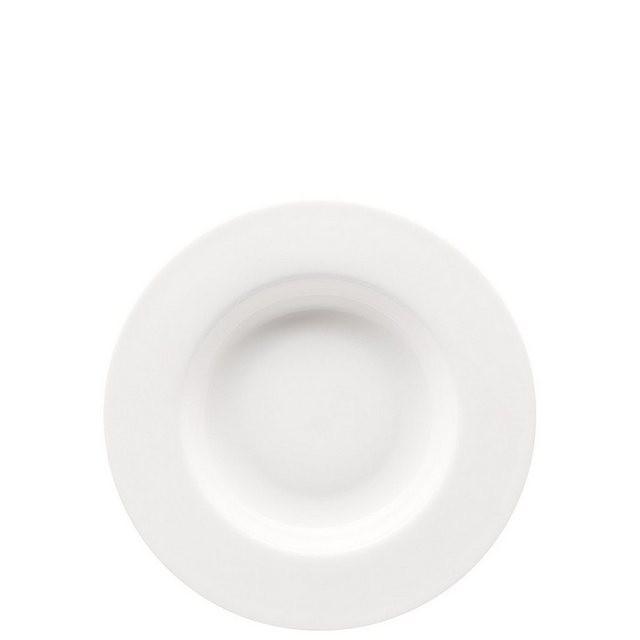 Rosenthal Suppenteller »Jade Weiß Suppenteller 23 cm Fahne«, (1 Stück)