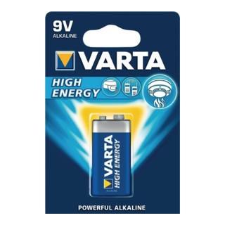 Varta Batterie High Energy 9V E-Block 550mAh V-ALK04922