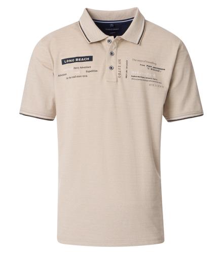 Polo-Shirt M Basic Circular Knit - Beige
