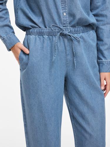 VICONGA RW STRING DENIM PANTS 42 Normal geschnitten - Light Blue Denim
