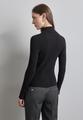 Basic Rollkragen-Pullover 38 - Black
