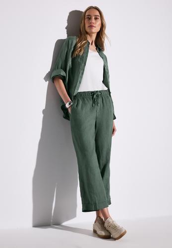 Leinen Culotte 34/7/8 Hosen - Garden Green