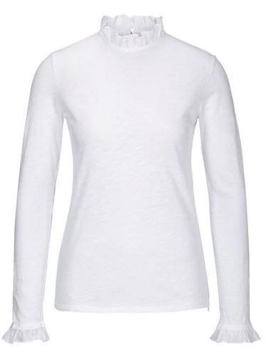 Organic Slub Frill Longsleeve Weiß XS