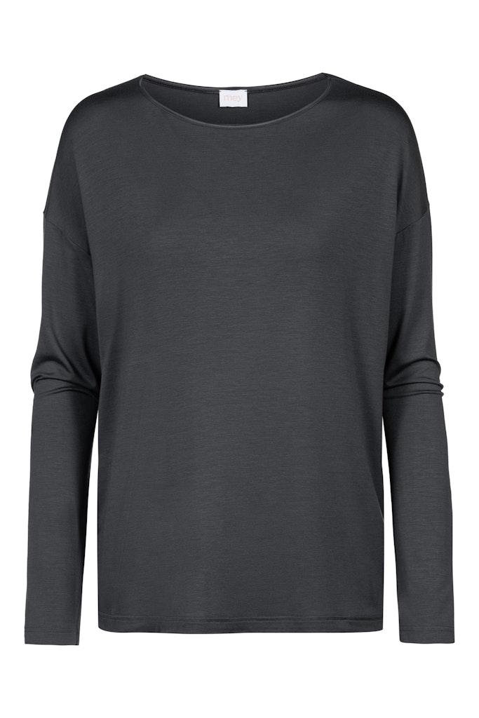 T-Shirt langarm Grau XS