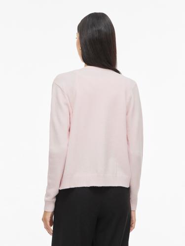VIRIL SHORT L/S KNIT CARDIGAN-NOOS XS Normal geschnitten - Cherry Blossom