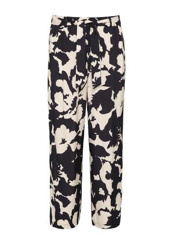 Hose Blau, Beige 42