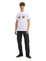 T-Shirt mit Foto-Print L Regular Fit - White