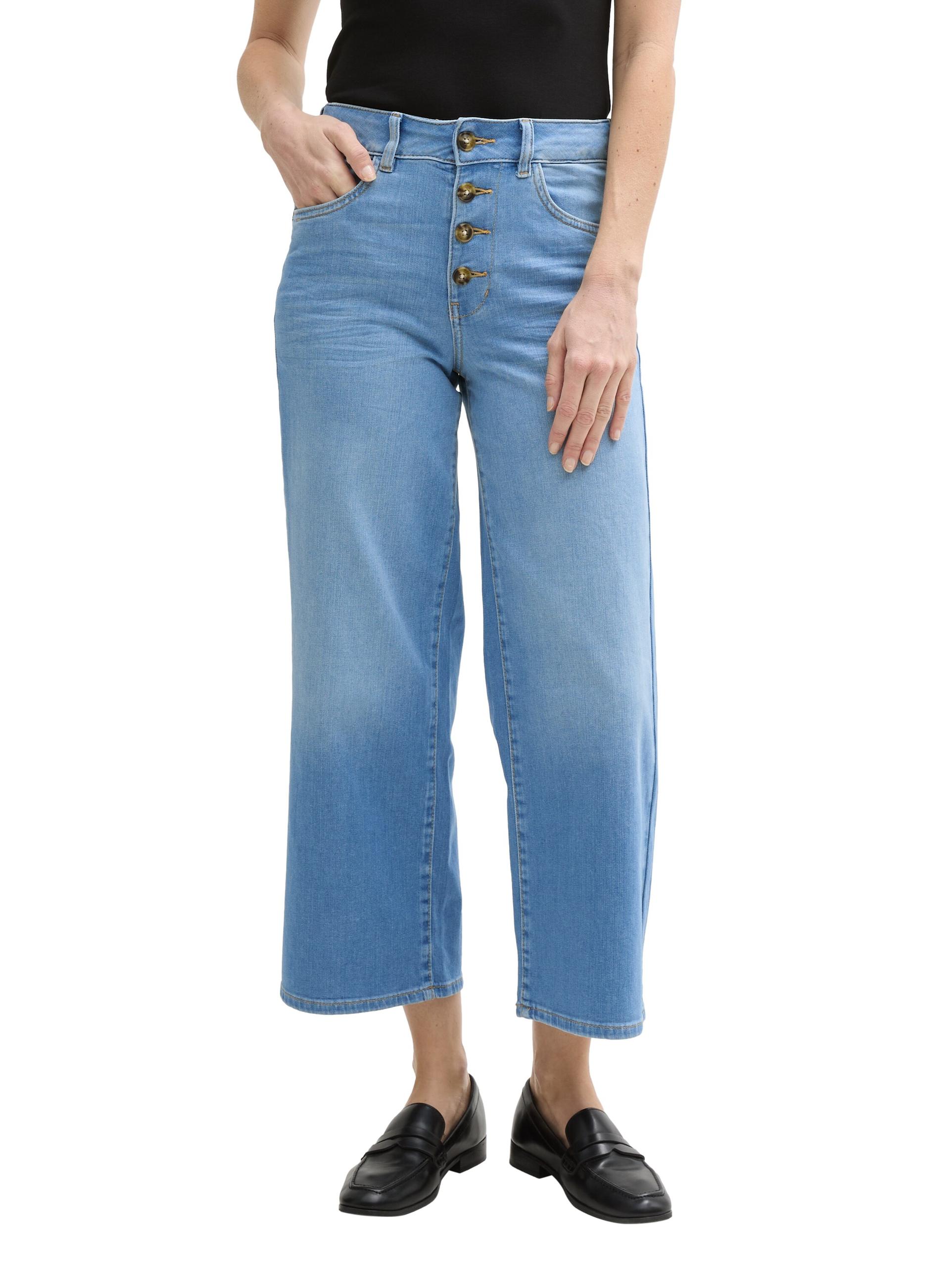 TTNELMA CULOTTE Jeans 29/28 Culotte Fit - Clean Light Stone Blue Denim