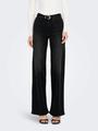 ONLMADISON BLUSH HW WIDE DNM CRO099 NOOS L/30 Weiter Beinschnitt - Washed Black