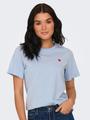 JDYPISA S/S PRINT TOP JRS NOOS L Normal geschnitten - Kentucky Blue