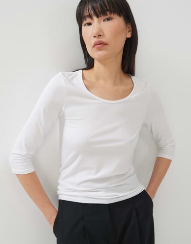 Basic-Shirt "Kain" - Weiß / 42