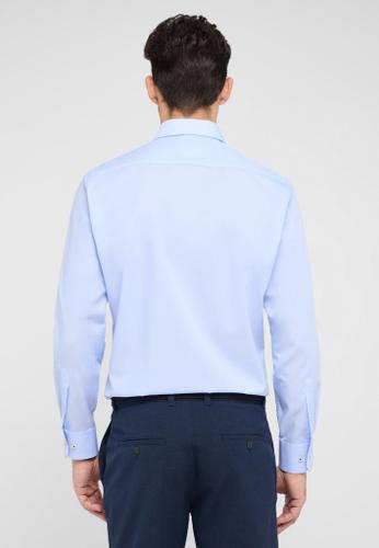 Original Shirt Popeline Langarm Blau 44/Langarm - 65cm