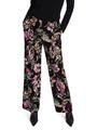 Florales Modell WINDER im Wide Fit 44 - Black