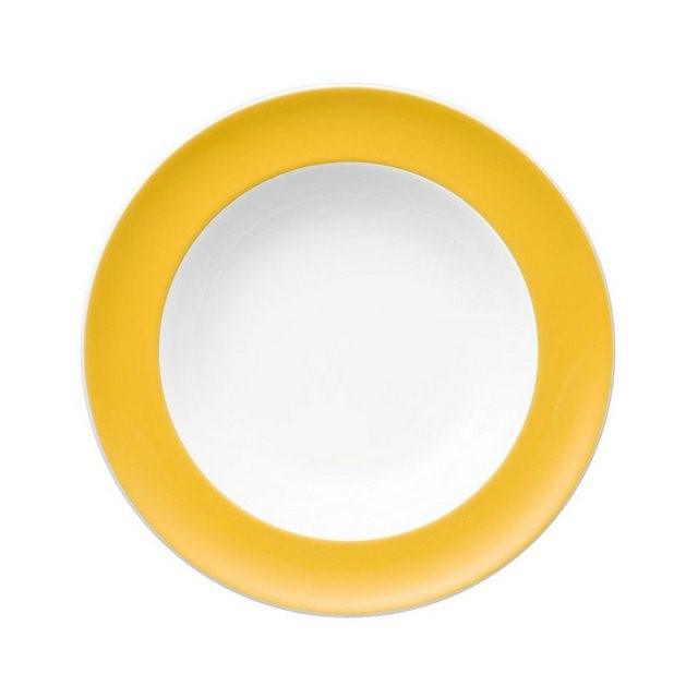 Thomas Porzellan Suppenteller »Sunny Day Yellow Suppenteller 23 cm«, (1 Stück)