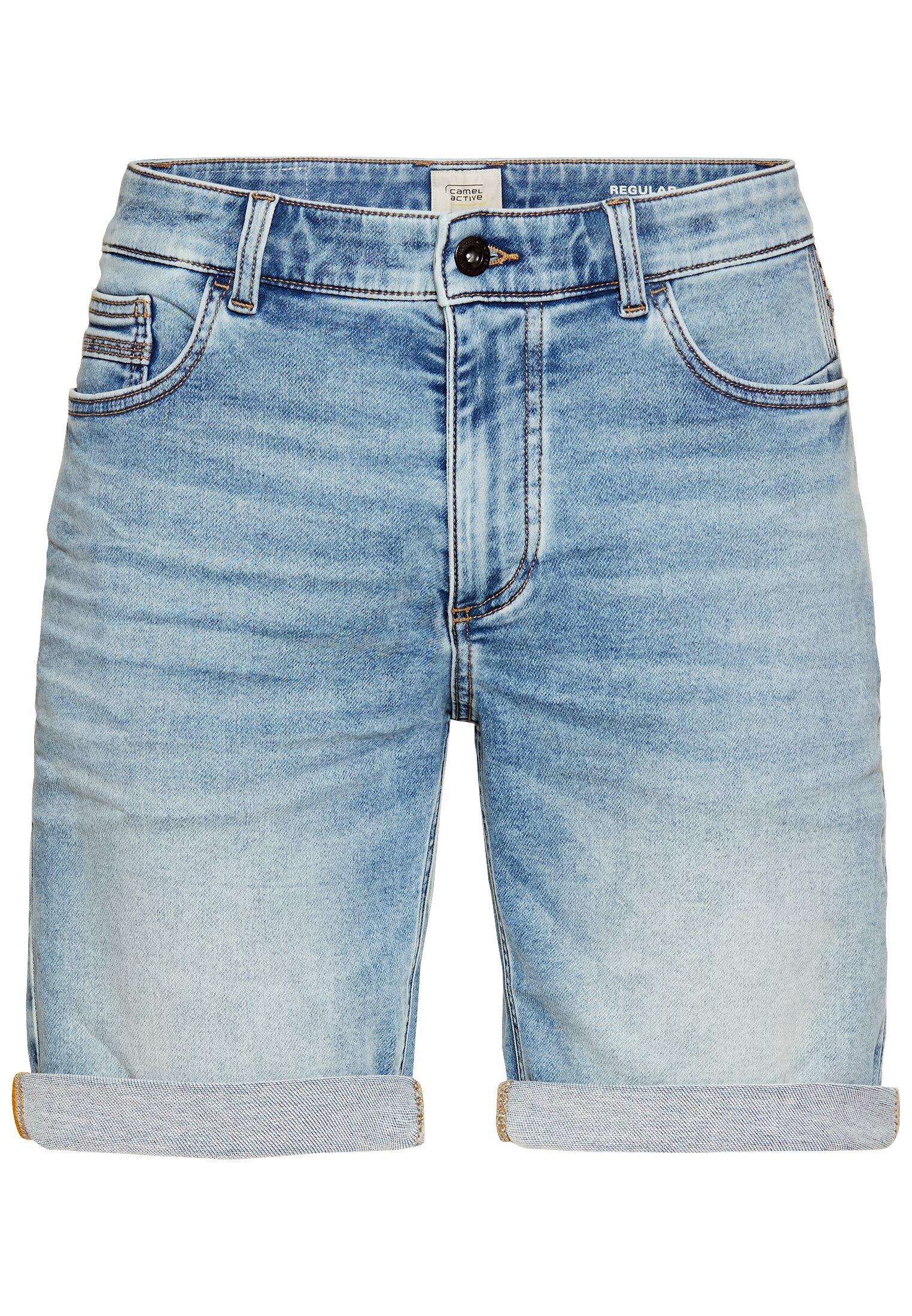 fleXXXactive® Jeansshorts im Regular Fit Blau 42IN