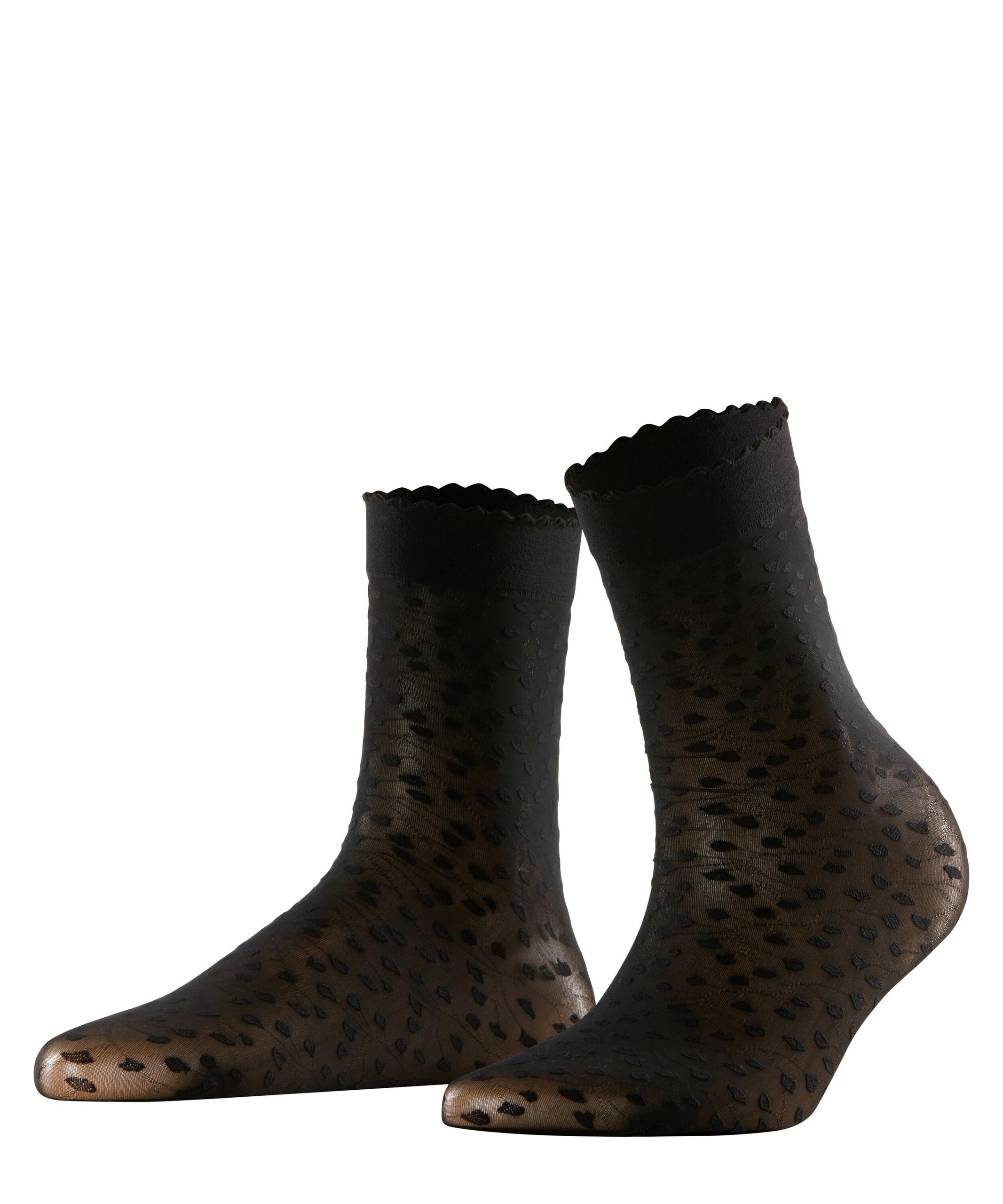 FALKE Microbloom 20 DEN Damen 35-38 - Black