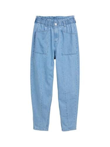 TTADEA BARREL Jeans M Barrel Fit - Used Bleached Blue Denim