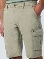 Short Cargo Garment Dyed + Stone Washed Stretch Grau 38