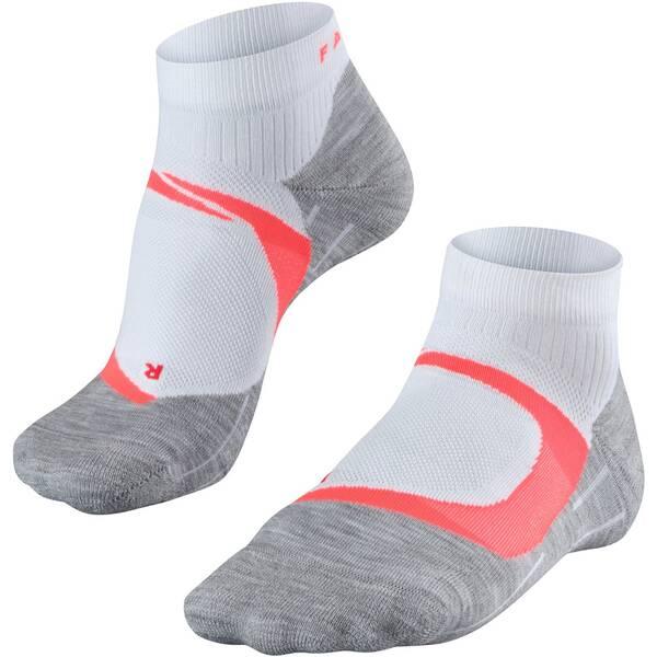 FALKE RU4 Endurance Cool Short Damen Running 41-42 - White-neon Red
