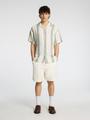 SLHLOOSE-ATLAS SHORTS S Locker geschnitten - Egret